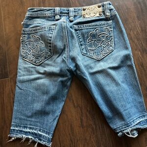 27” Miss Me Bermuda Shorts